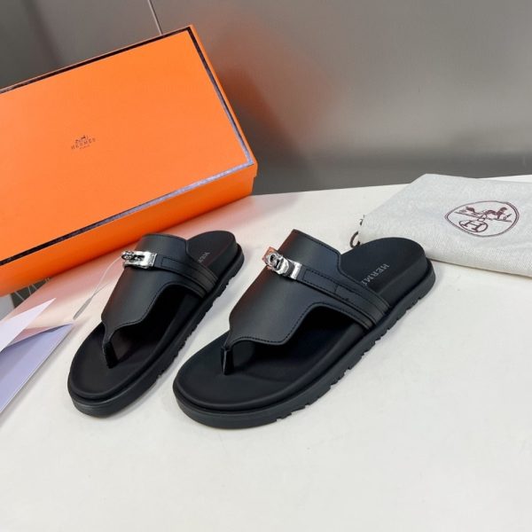 HERMES EMPIRE SANDAL NOIR H252300Z 02340