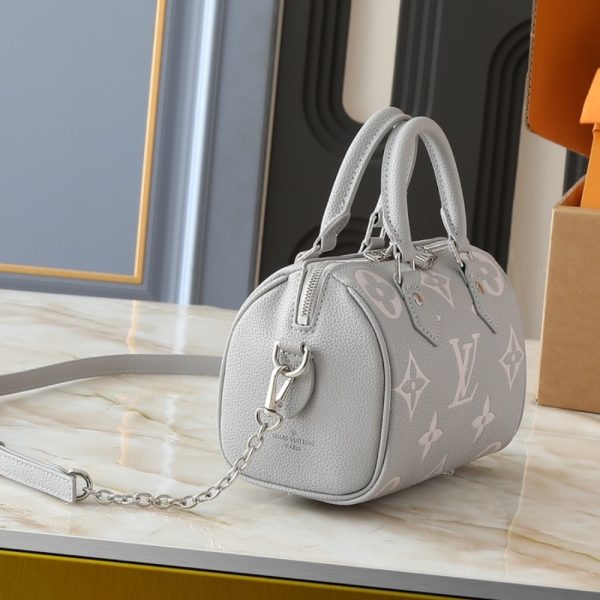 LOUIS VUITTON SPEEDY BANDOULIÈRE 20 BAG GRAY 20CM M14207