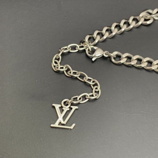 LOUIS VUITTON MONOGRAM ROW BRACELET BRASS M1598A
