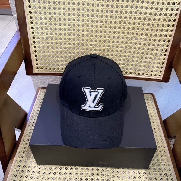 LOUIS VUITTON LV SIGNATURE BASEBALL CAP MARINE BLUE M7319L