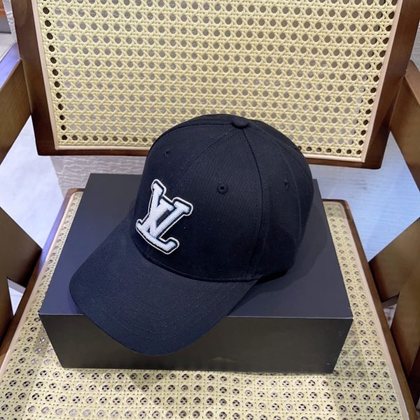 LOUIS VUITTON LV SIGNATURE BASEBALL CAP MARINE BLUE M7319L
