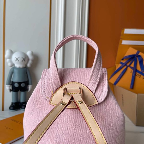 LOUIS VUITTON VENICE BACKPACK DENIM PINK 24CM M13031