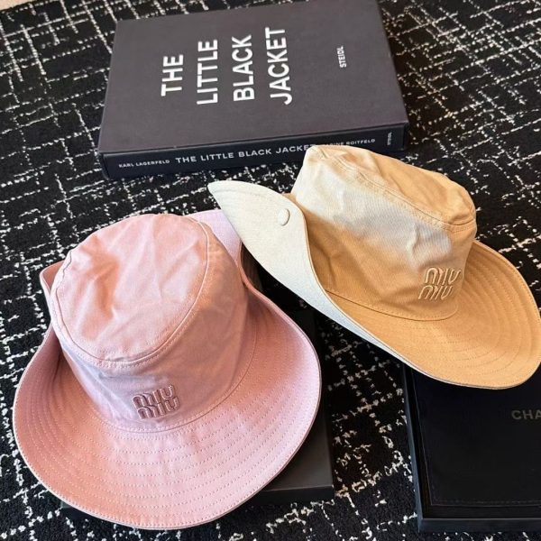 MIUMIU GABARDINE COWBOY HAT BEIGE 5HC221 2CSD F0006