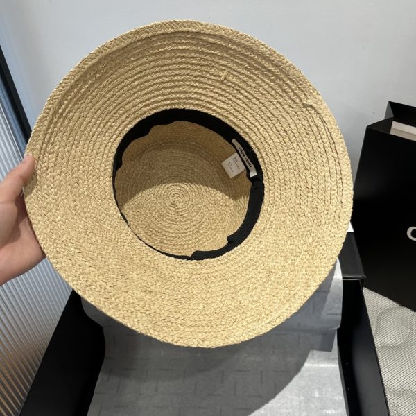 MIUMIU RIVIERA RAFFIA HAT NATURAL AND BEIGE