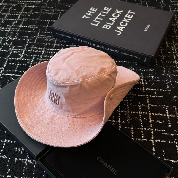 MIUMIU GABARDINE COWBOY HAT RASPBERRY 5HC221 2CSD F0590