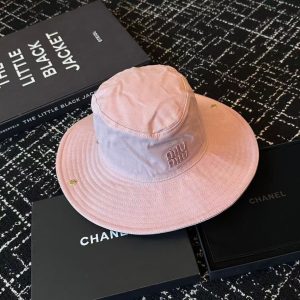 MIUMIU GABARDINE COWBOY HAT RASPBERRY 5HC221 2CSD F0590