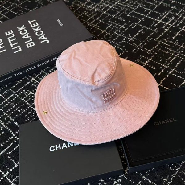 MIUMIU GABARDINE COWBOY HAT RASPBERRY 5HC221 2CSD F0590