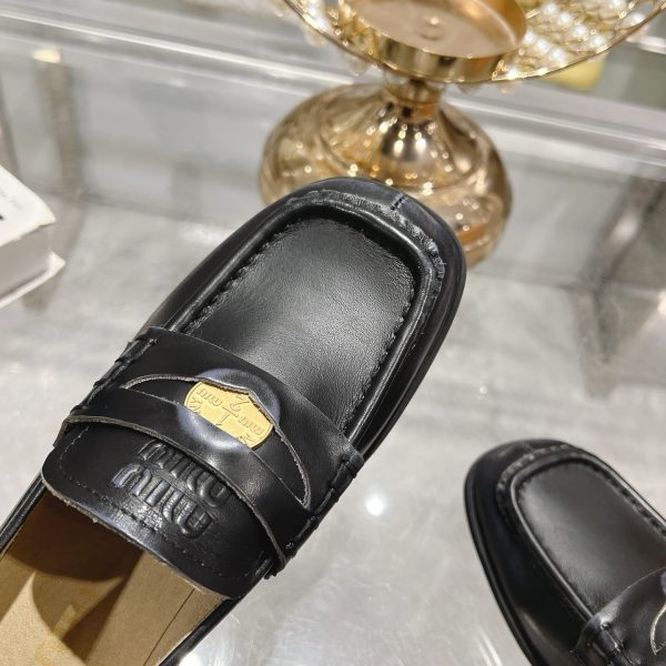 MIUMIU LEATHER LOAFERS BLACK 5D398E 248 F0002 F 010