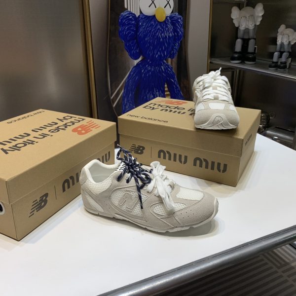 MIU MIU X NEW BALANCE 530 SL WHITE 5E165E 3D8C F0009 F BD05