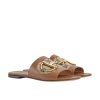 GUCCI WOMEN’S SLIDE SANDAL WITH HORSEBIT LIGHT BROWN 834427 AAE05 2747