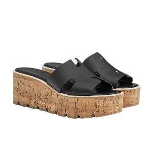 HERMES EZE 30 SANDAL NOIR H221026Z 02400
