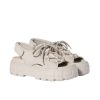 MIUMIU CHUNKY NEOPRENE SANDALS CHALK 5X418E 30K F0354 F 050