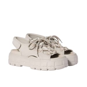 MIUMIU CHUNKY NEOPRENE SANDALS CHALK 5X418E 30K F0354 F 050
