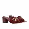 GUCCI WOMEN’S SLIDE SANDAL WITH HORSEBIT ROSSO ANCORA RED  834421 AAEXM 6207