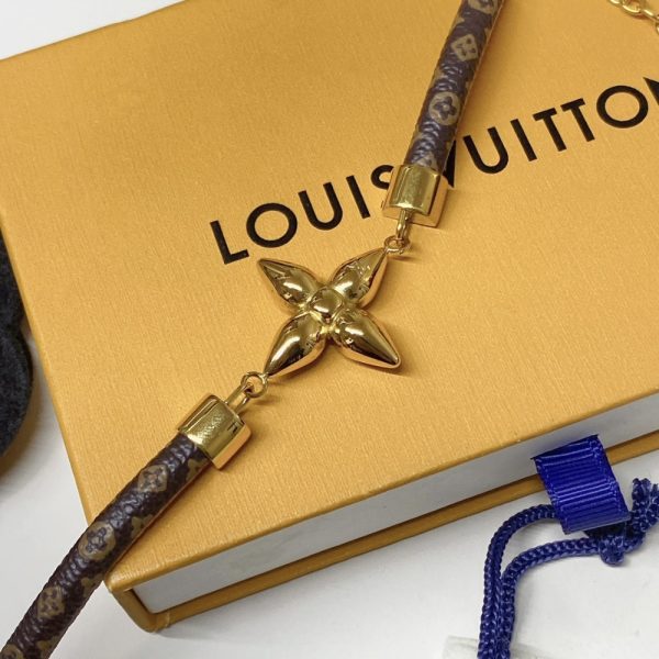 LOUIS VUITTON LOUISETTE BRACELET MONOGRAM BROWN M8665Z