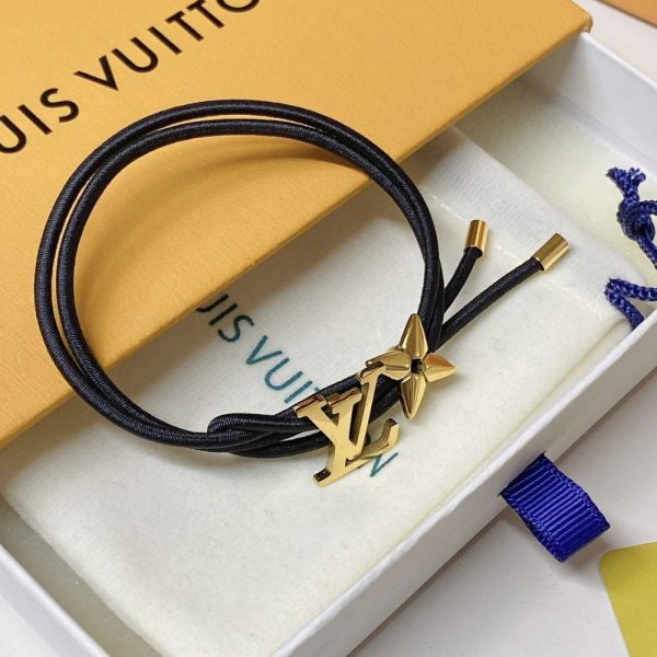 LOUIS VUITTON LV BLOOM BRACELET BLACK M8142Z