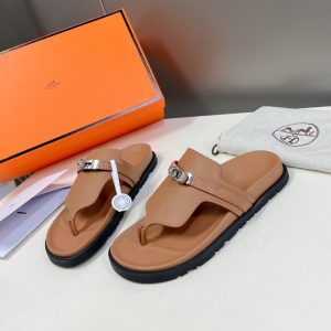 HERMES EMPIRE SANDAL NATURAL H221074Z A3370