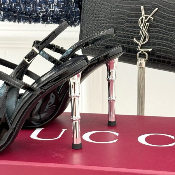 GUCCI WOMEN’S SLINGBACK PUMP BLACK 812998 BNC00 1000