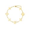 LOUIS VUITTON IDYLLE BLOSSOM BRACELET GOLD TONE