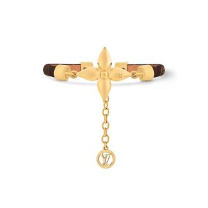 LOUIS VUITTON LOUISETTE BRACELET MONOGRAM BROWN M8665Z
