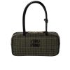 MIU MIU BEAU TOP HANDLE TRATAN BAG GREEN 28CM 5BB173 2DU5 F0466 V OWH