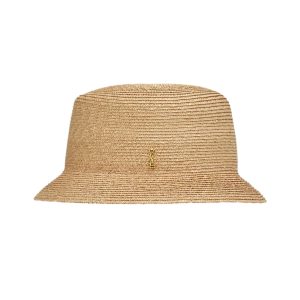 SAINT LAURENT MAGLINA STRAW BUCKET HAT ROPE 7030123YG579600