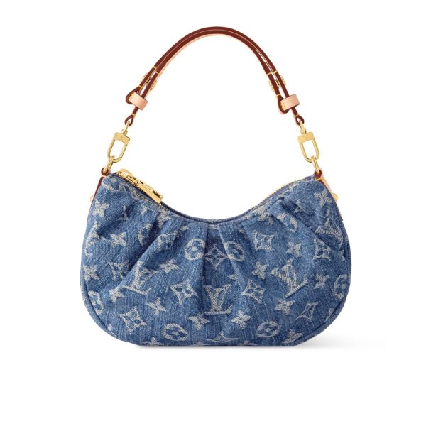 LOUIS VUIITON POCHETTE VALLEY BAG DENIM BLUE 21CM M13571