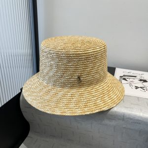 SAINT LAURENT MAGLINA STRAW BUCKET HAT ROPE 7030123YG579600