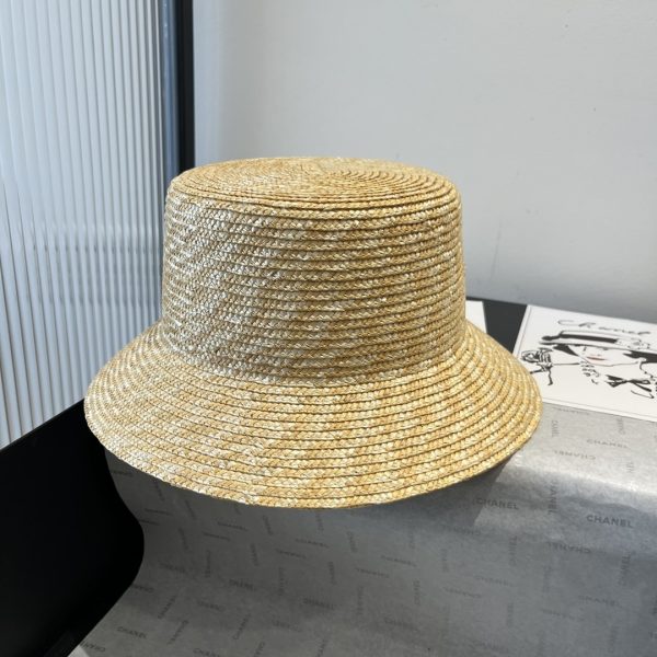 SAINT LAURENT MAGLINA STRAW BUCKET HAT ROPE 7030123YG579600